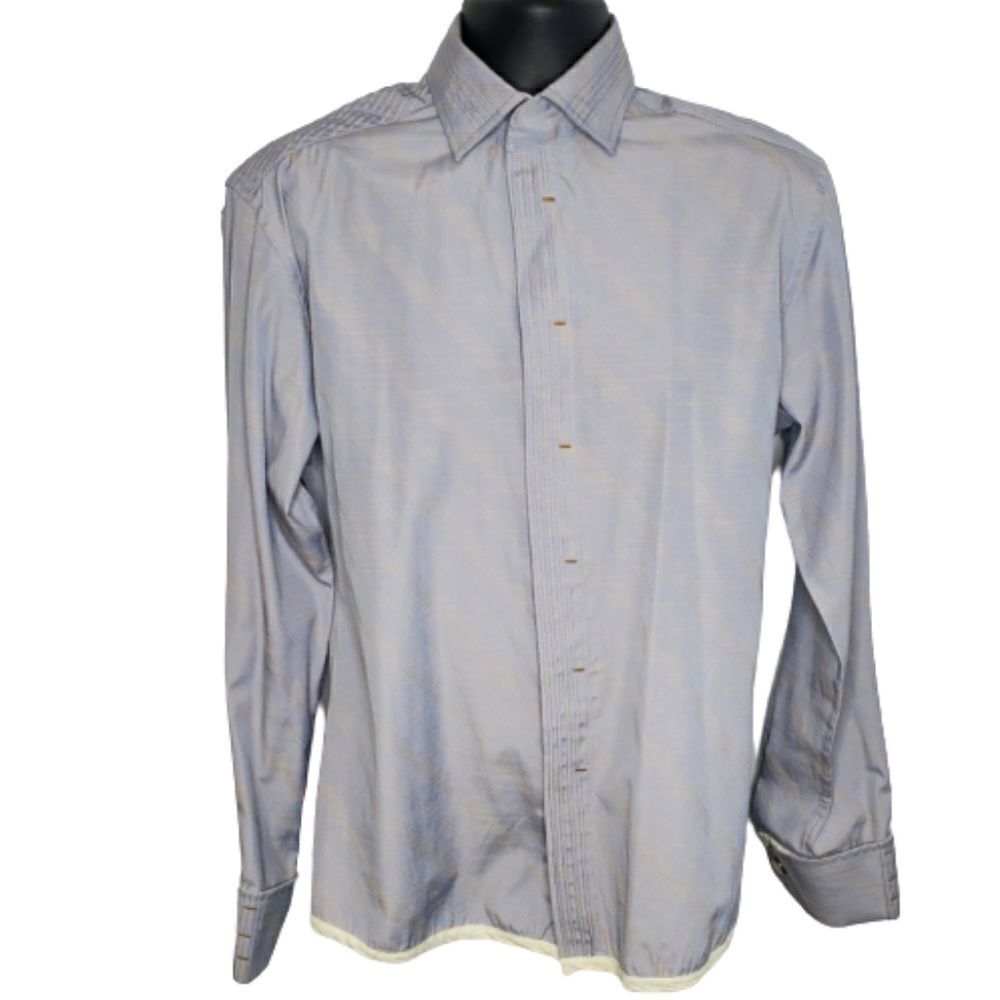 ENGLISH LAUNDRY‎ Christopher Wicks shirt blue button up S